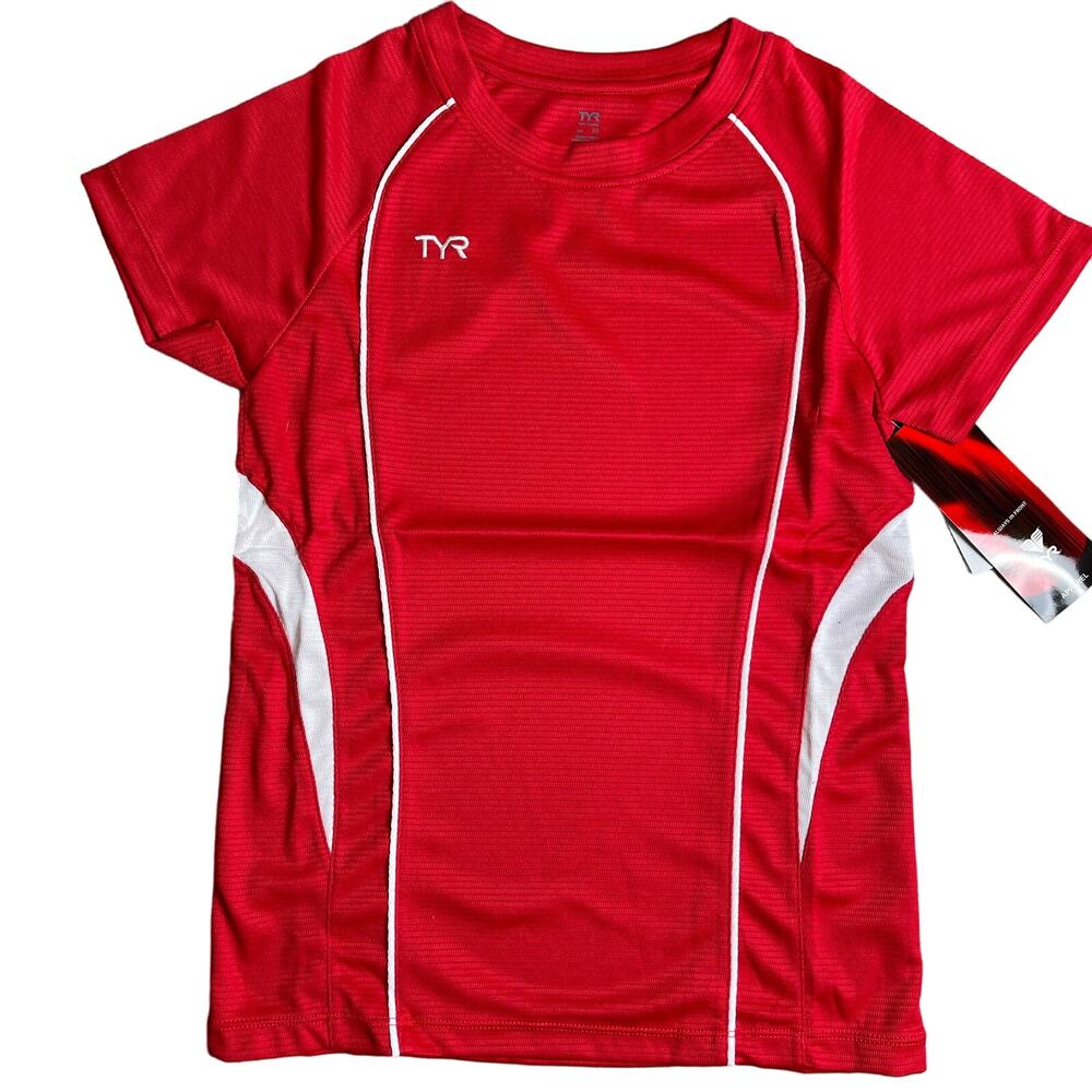 Tyr Womens Alliance Tech Tee Tshirt - Textured Red - Size Large - $34
